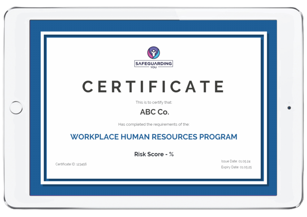 Certificate Workplace Human Resources Program